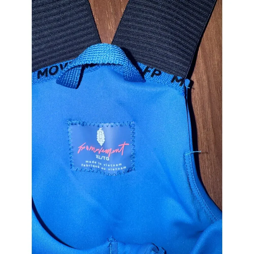 NWT Fp Movement Powder Vixen Softshell Bib Light Cobalt Sz XL Skiing Waterproof - Picture 9 of 12